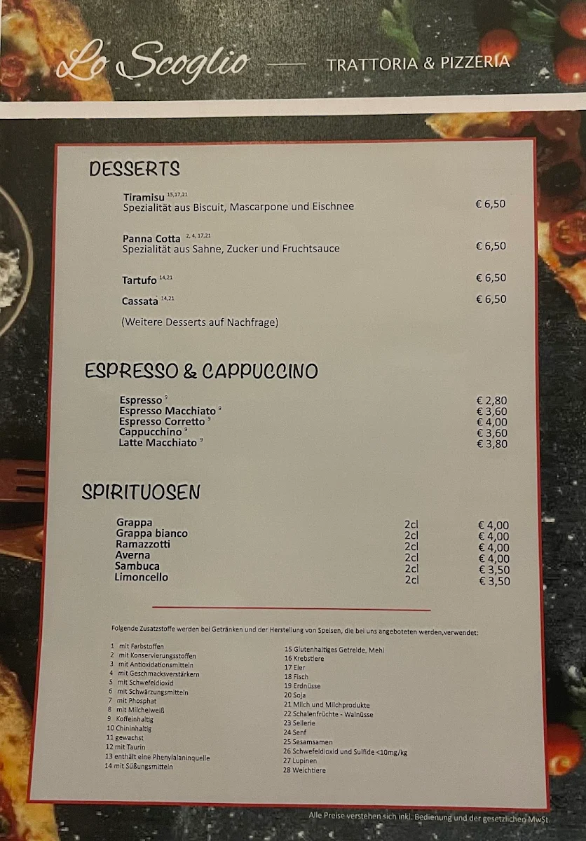 Speisekarte photo 3