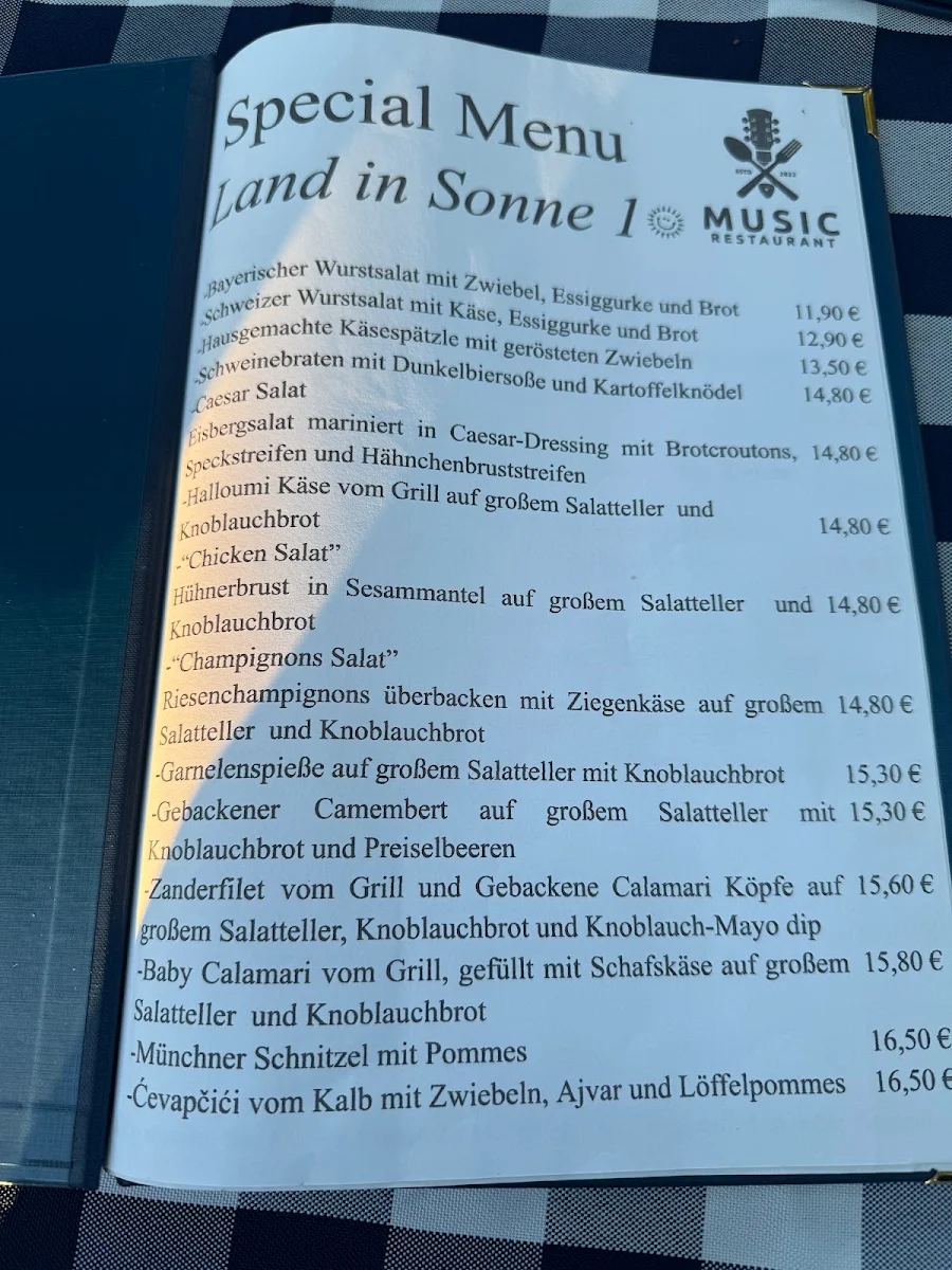 Speisekarte photo 5