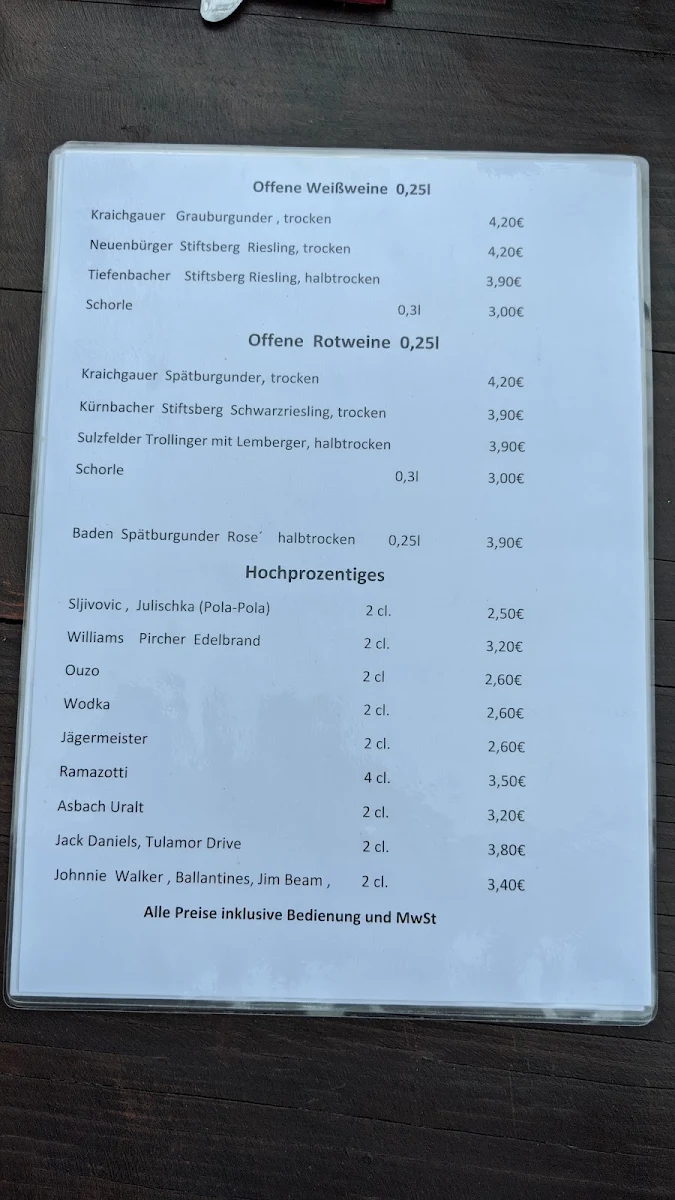 Speisekarte photo 1