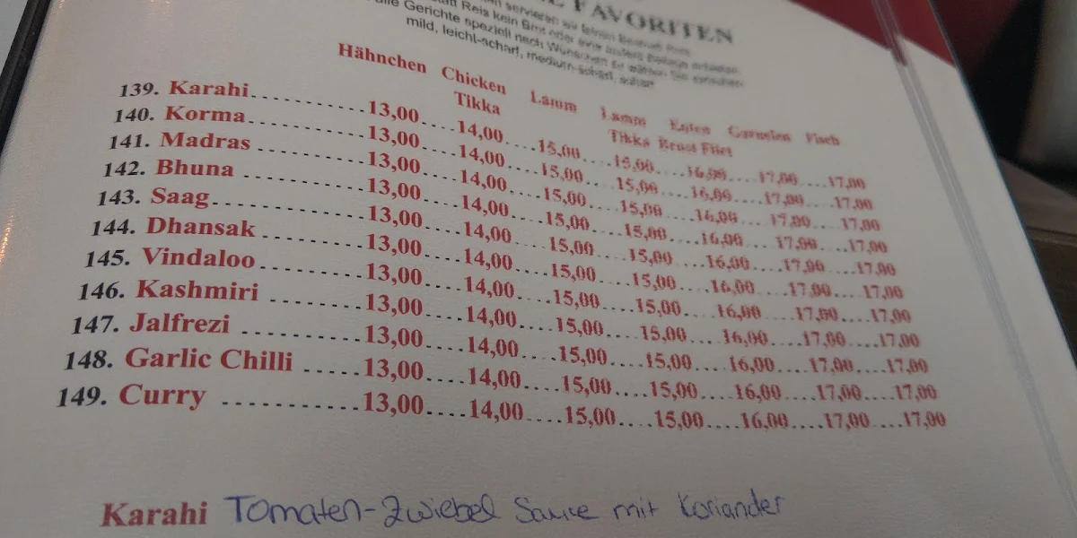 Speisekarte photo 5