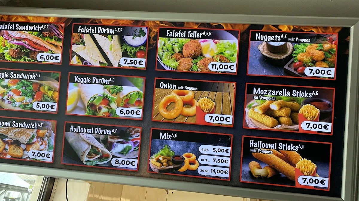 Speisekarte, King Kebap