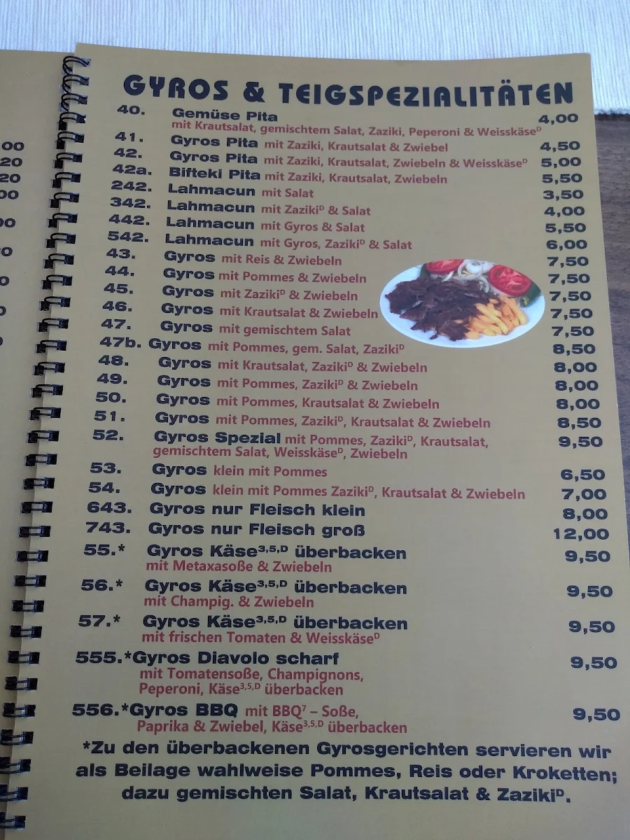 Speisekarte photo 5