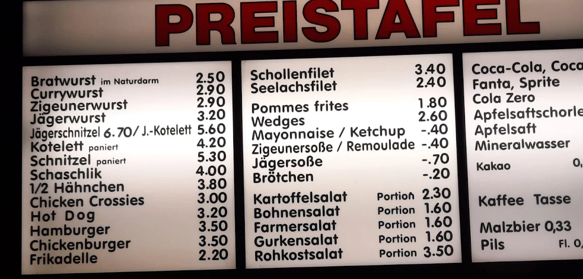Speisekarte photo 2