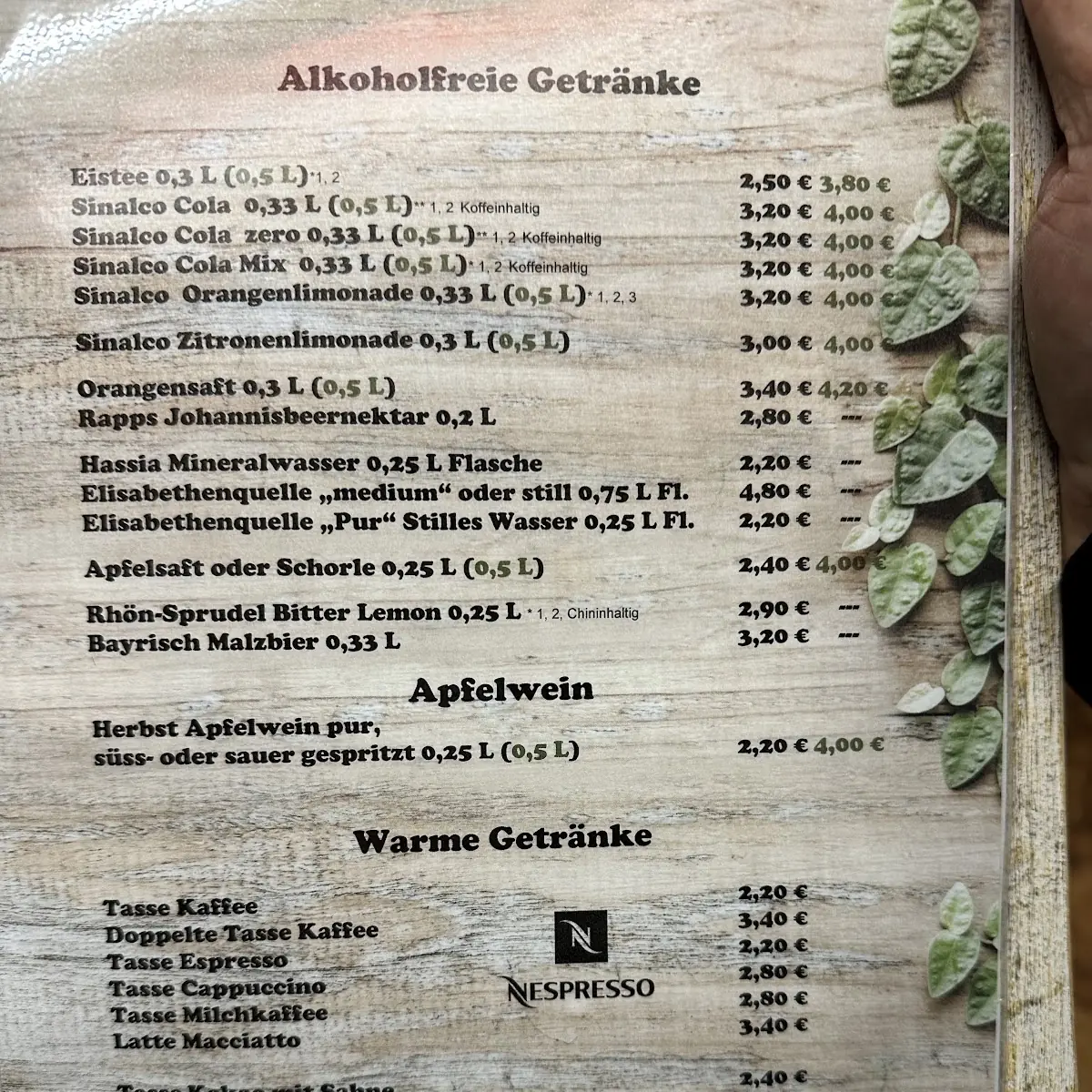 Speisekarte photo 3
