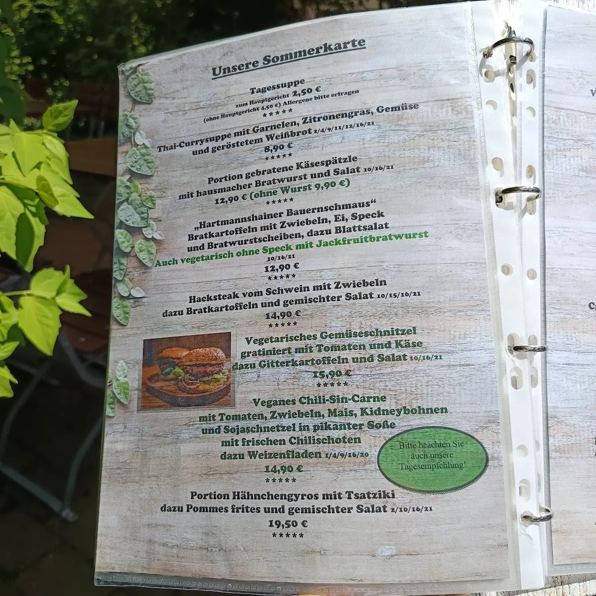 Speisekarte photo 9