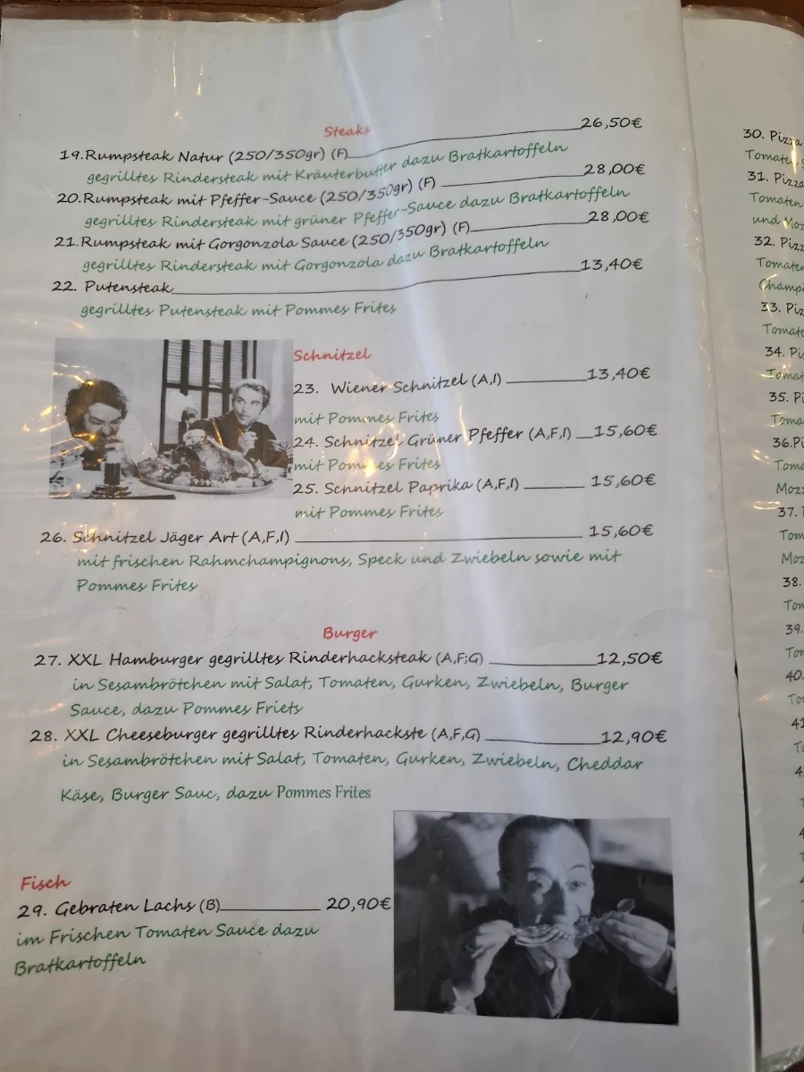 Speisekarte photo 2