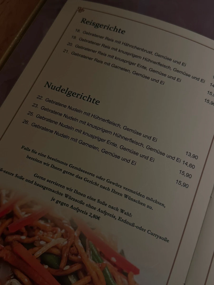 Speisekarte photo 3