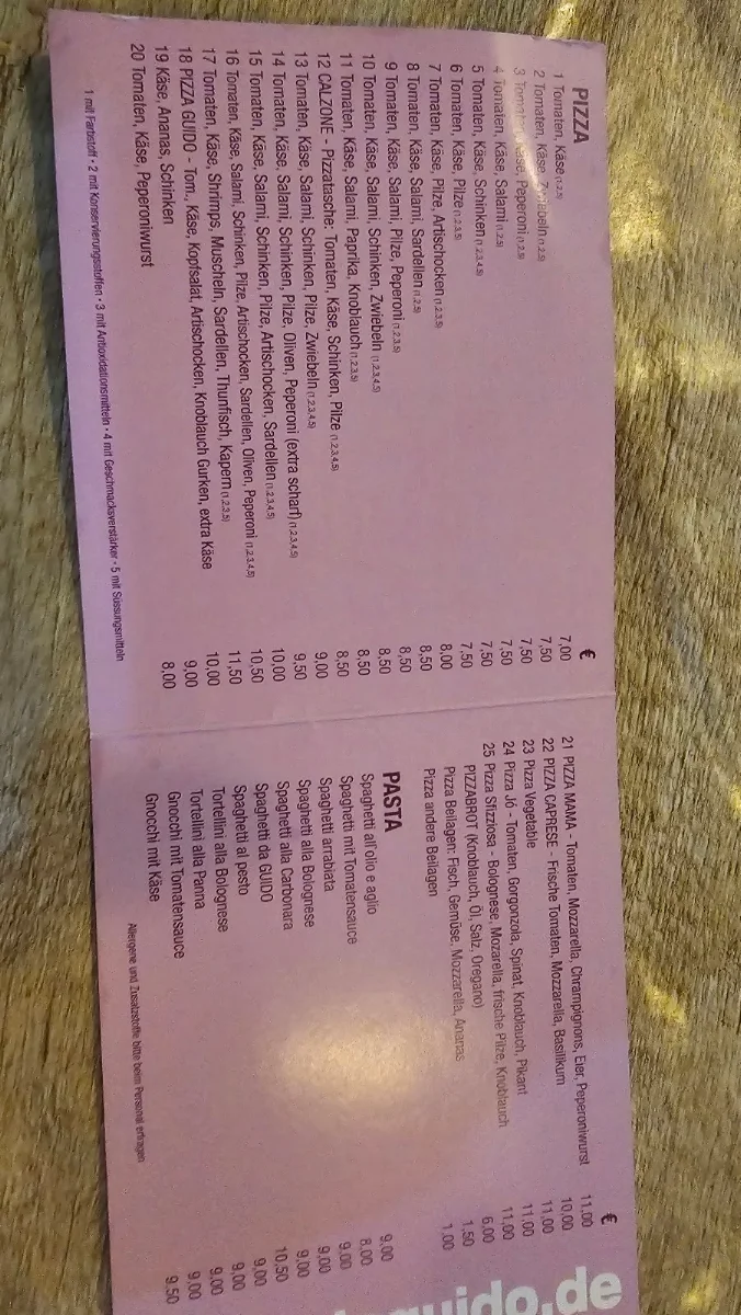 Speisekarte photo 6