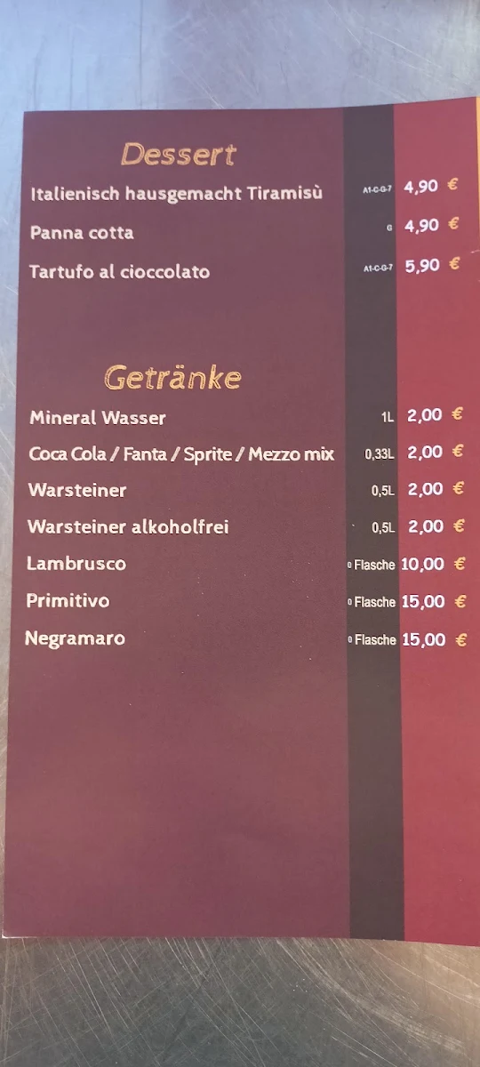 Speisekarte photo 4