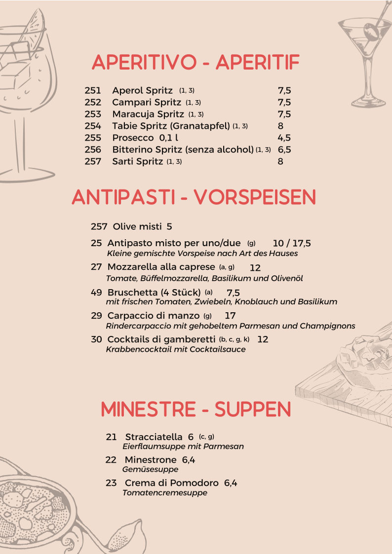 Speisekarte photo 6