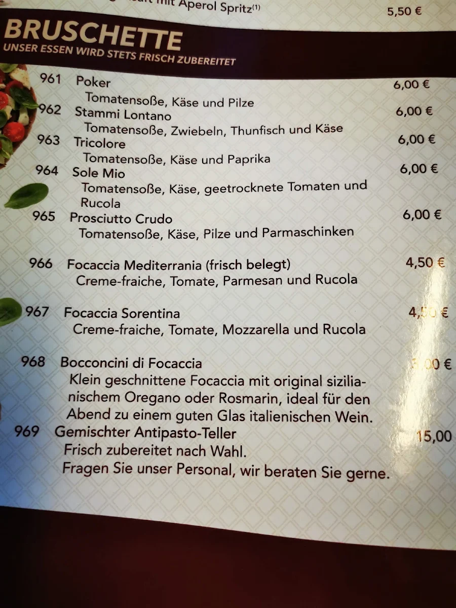 Speisekarte photo 3