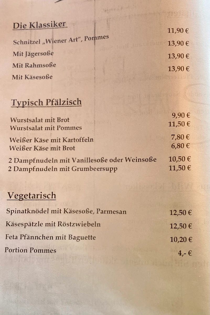 Speisekarte photo 1