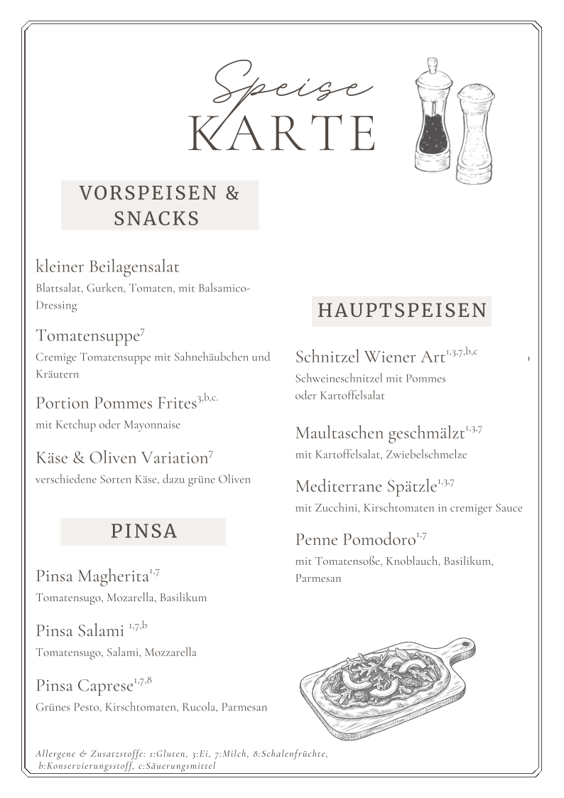 Speisekarte photo 3