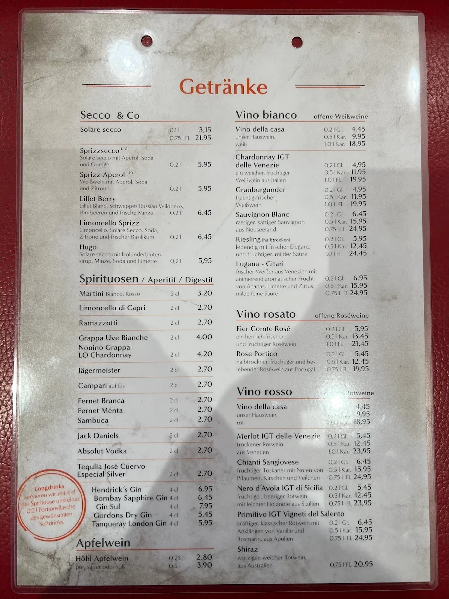Speisekarte photo 1