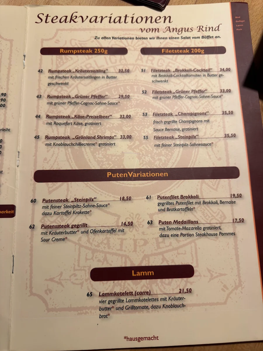 Speisekarte photo 2
