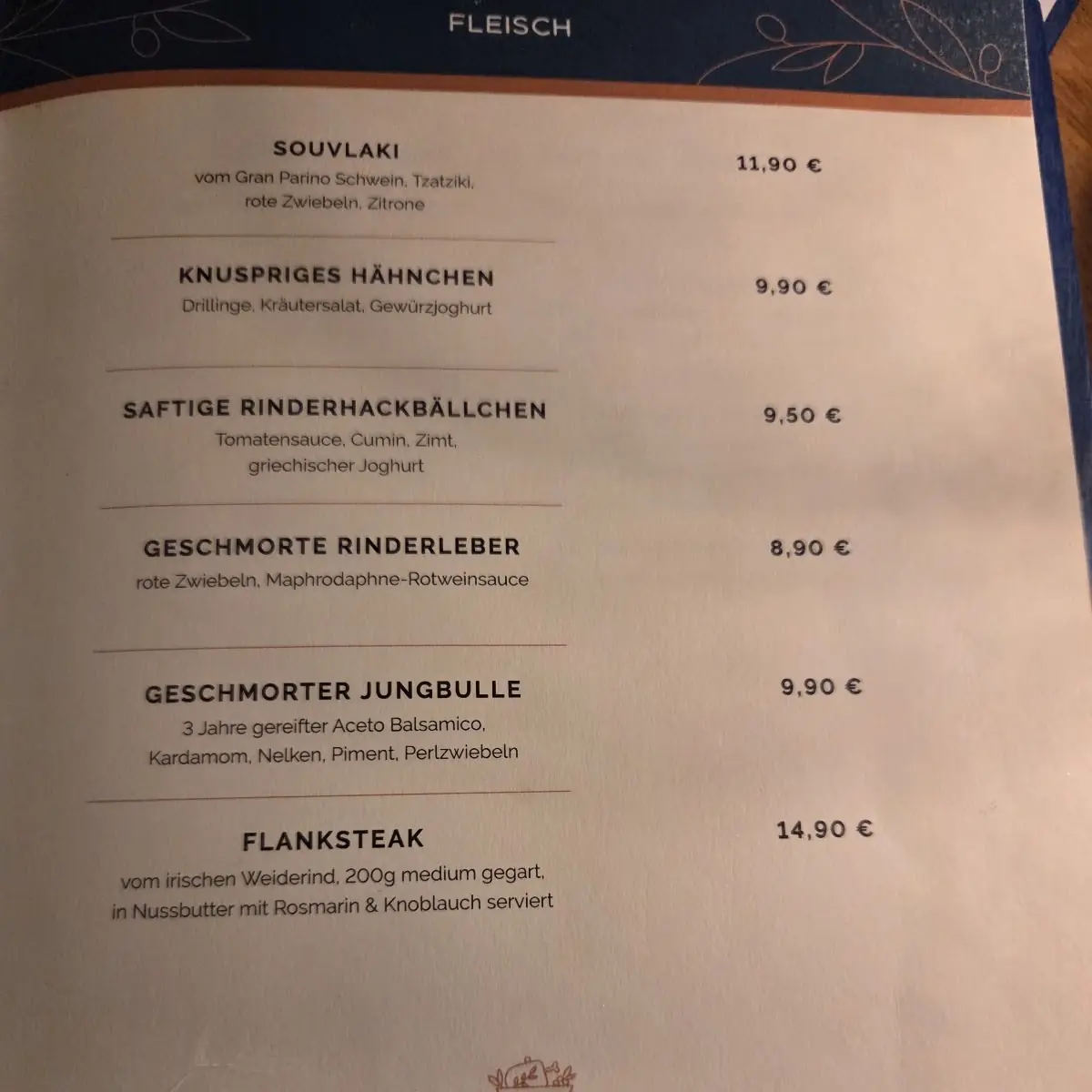 Speisekarte photo 10