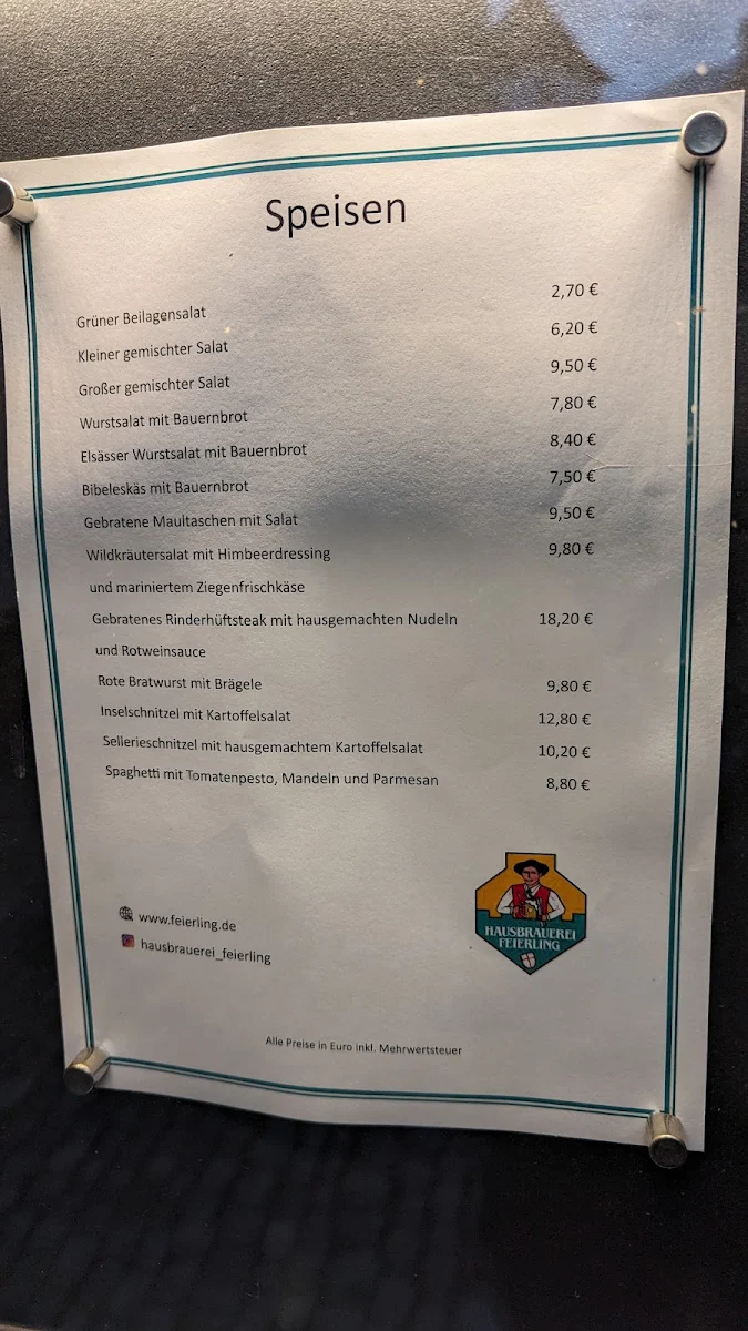 Speisekarte photo 1