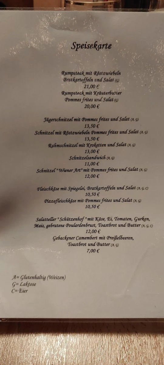 Speisekarte photo 1
