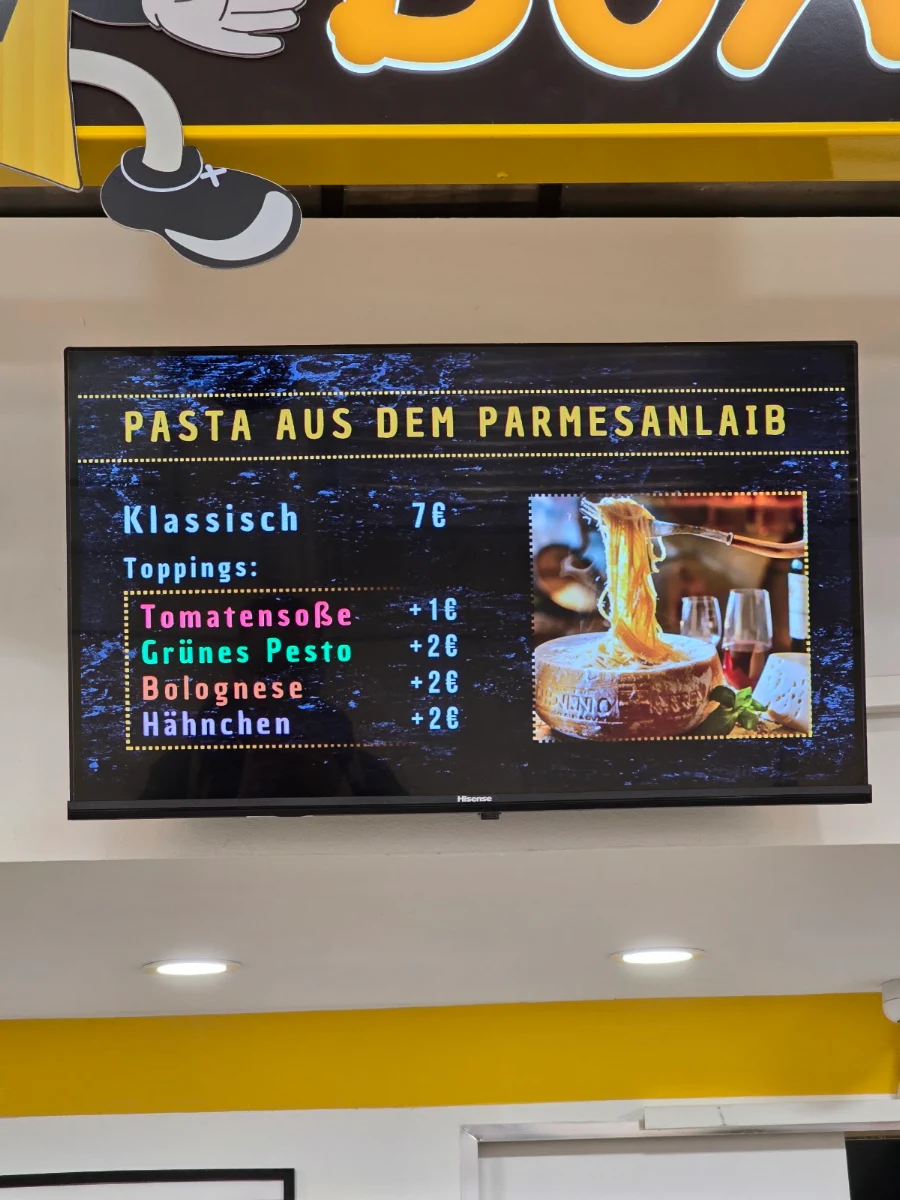 Speisekarte, NudelBox Kempten