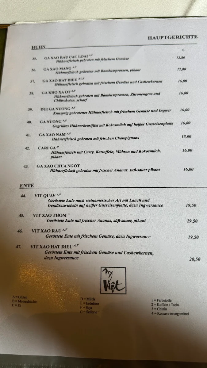 Speisekarte photo 2