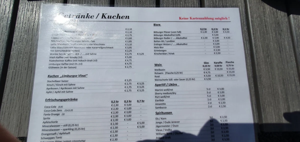 Speisekarte photo 8