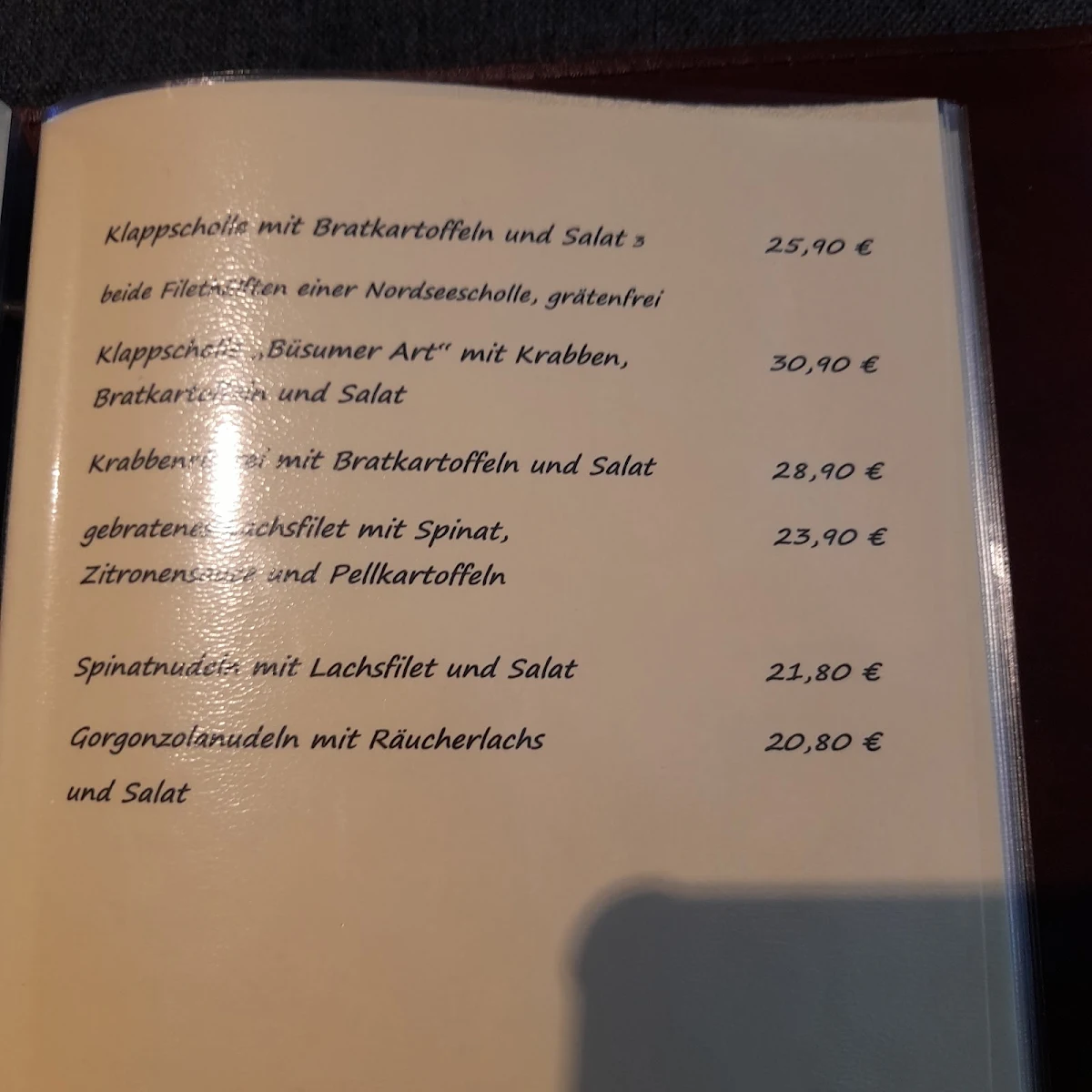 Speisekarte photo 2