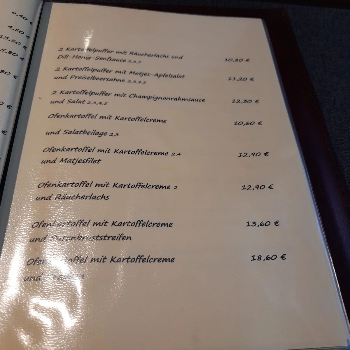 Speisekarte photo 5