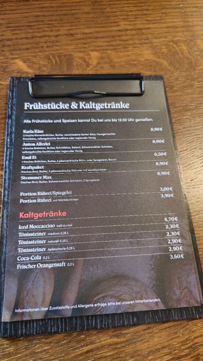 Speisekarte photo 1
