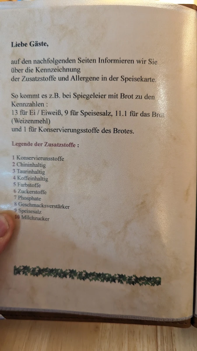 Speisekarte photo 3