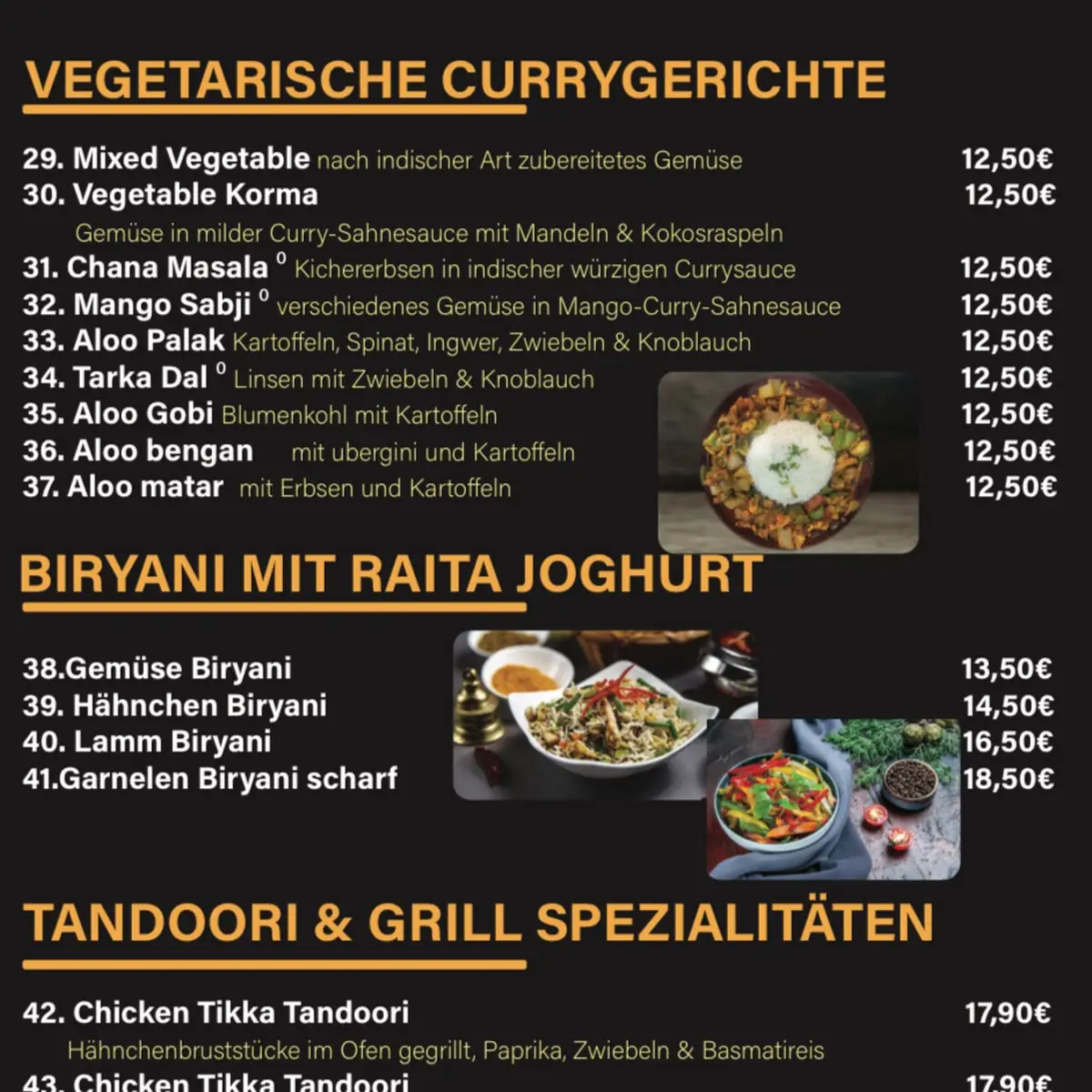 Speisekarte, Chilli Grill Kreuztal