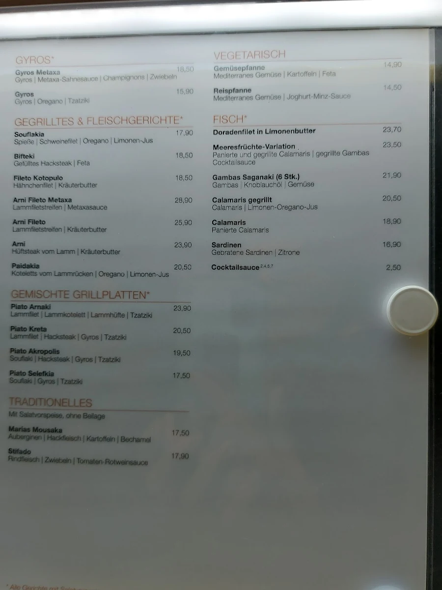 Speisekarte photo 3