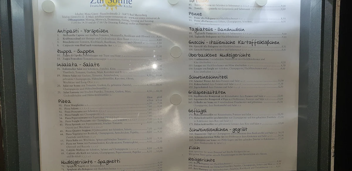 Speisekarte photo 7