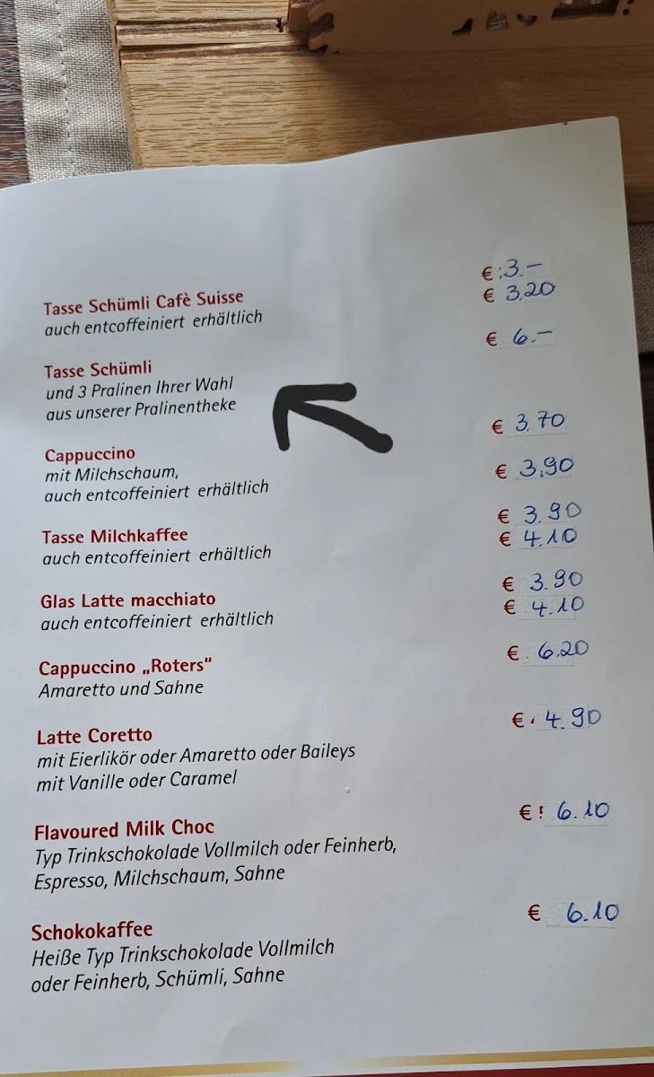 Speisekarte photo 1