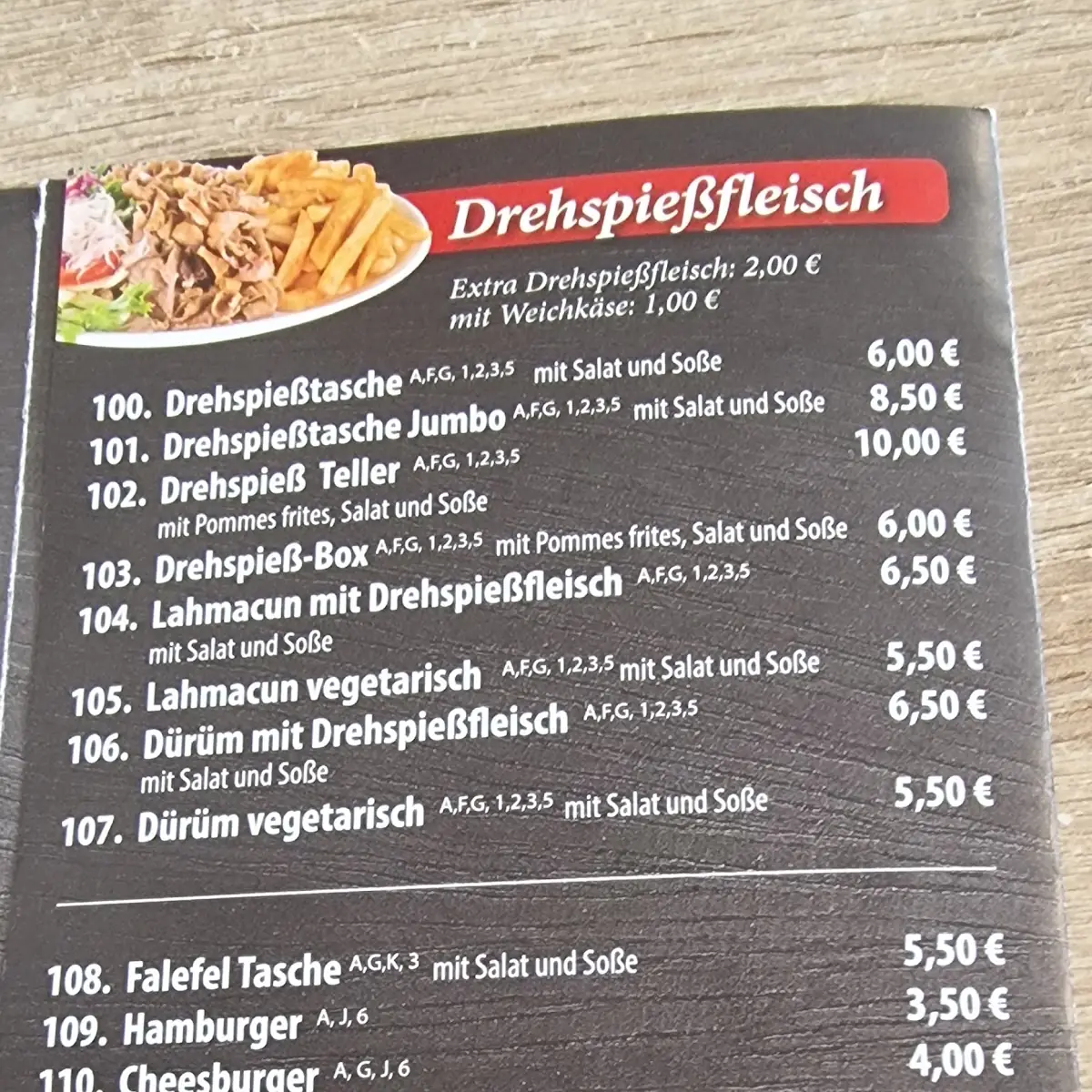 Speisekarte photo 6