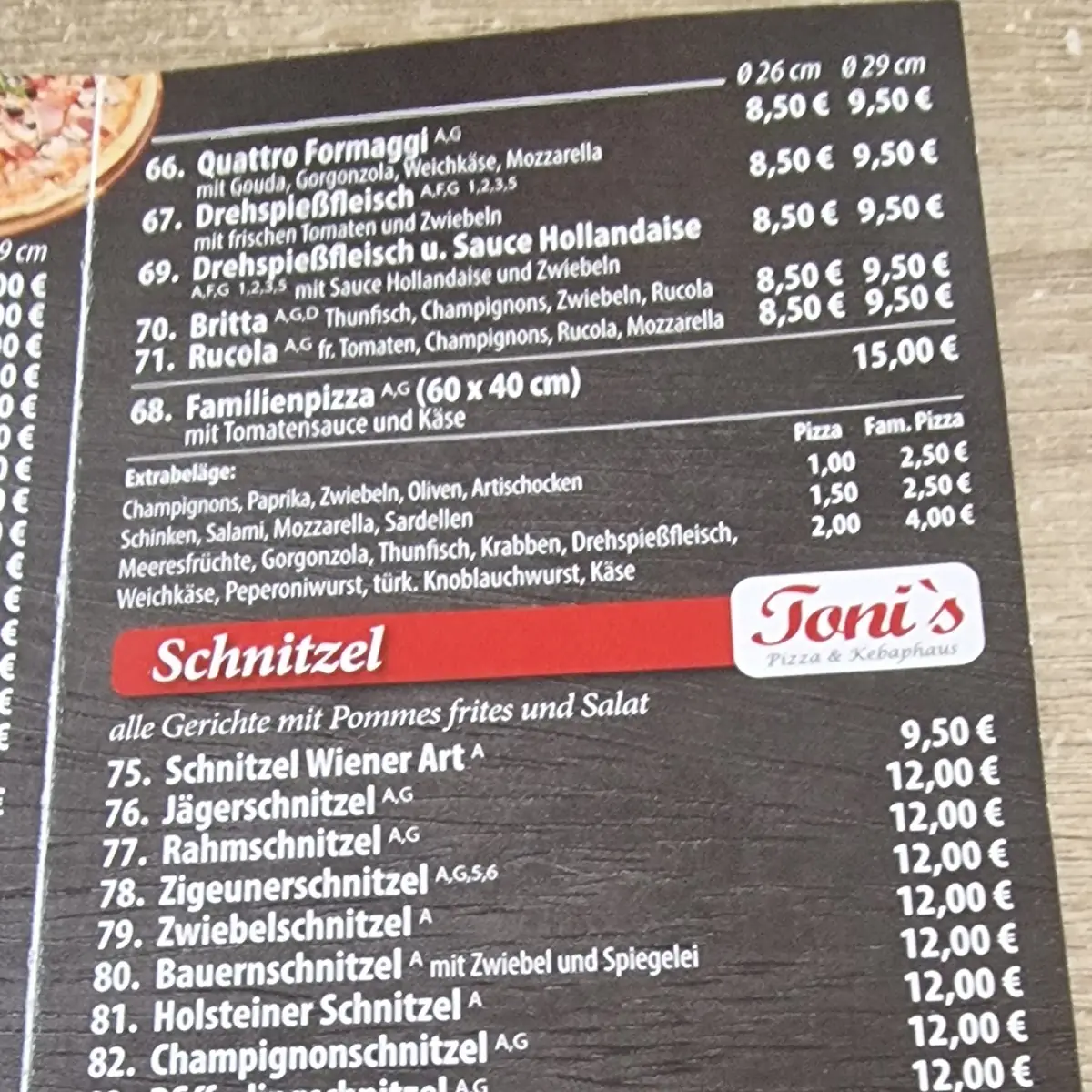 Speisekarte photo 9