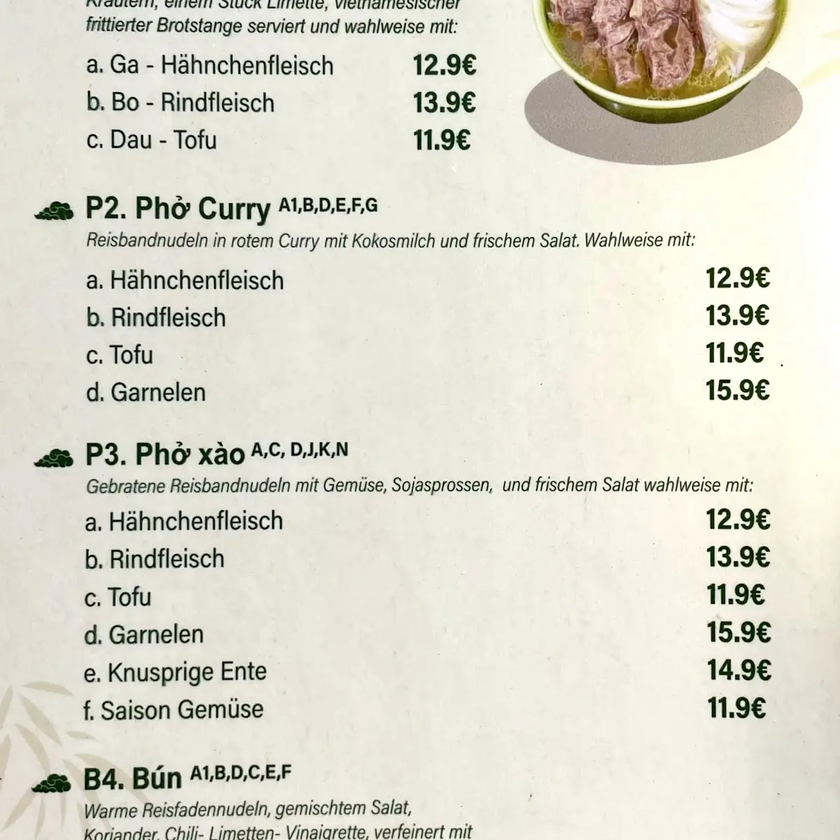 Speisekarte photo 4