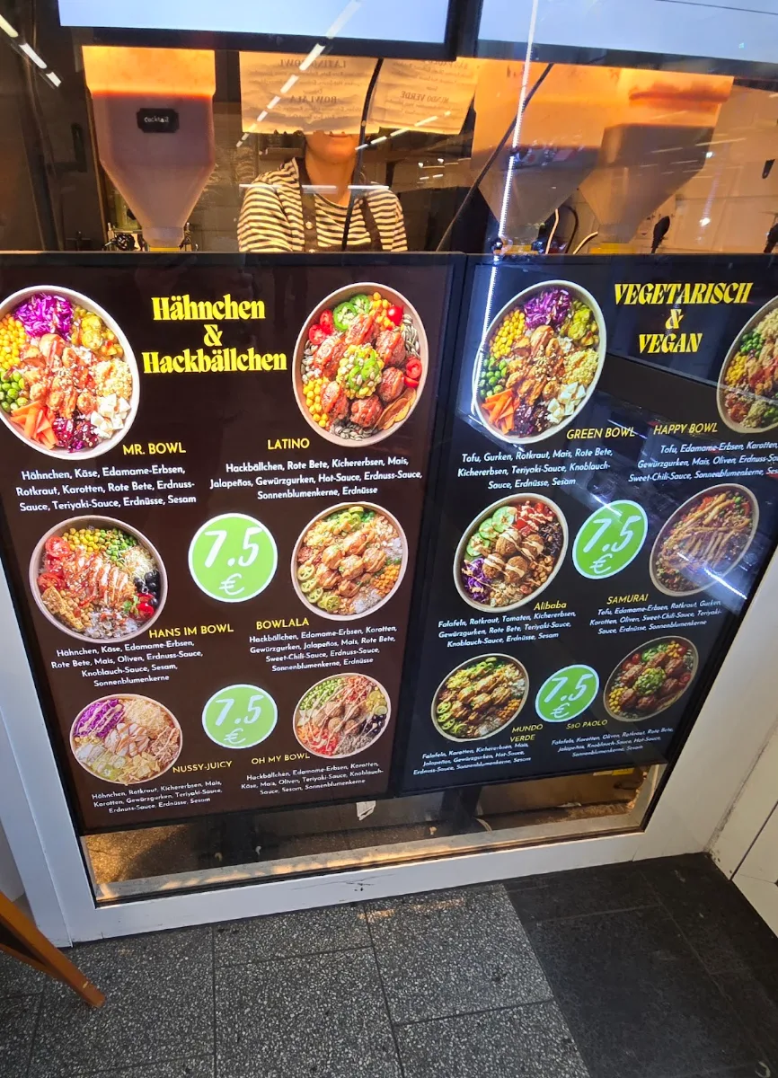 Speisekarte, Café Ginkgo - Poké Bowl