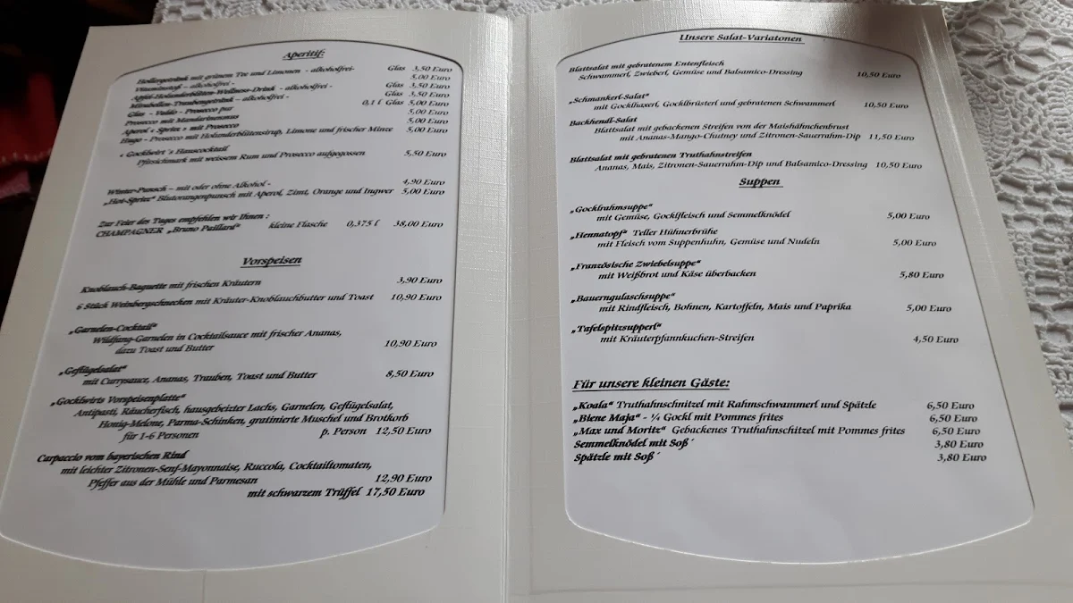 Speisekarte photo 2