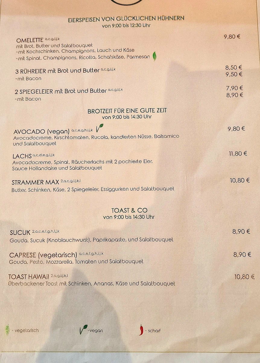 Speisekarte photo 1
