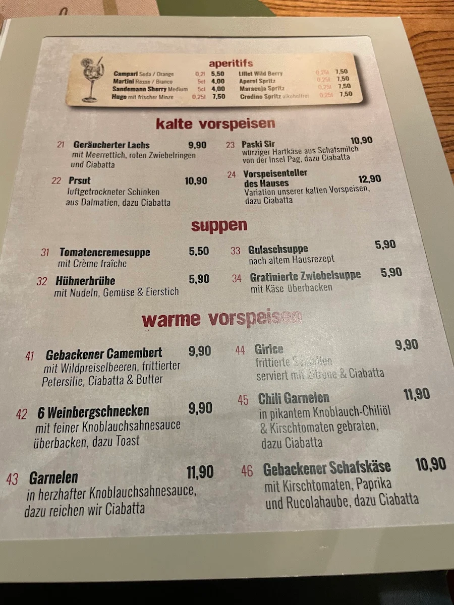 Speisekarte photo 4