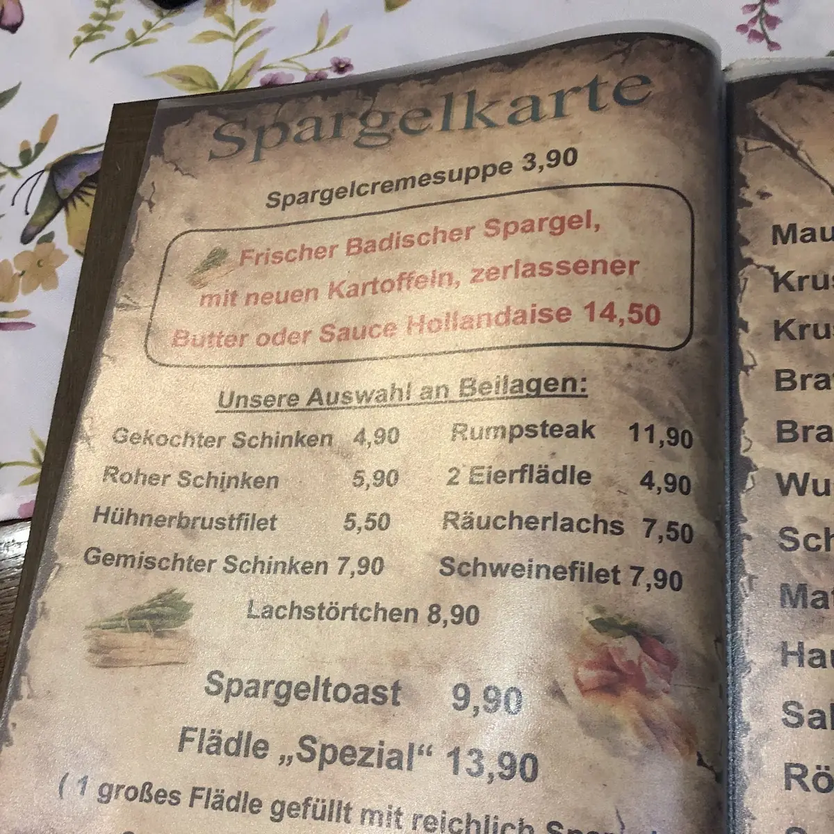Speisekarte photo 10