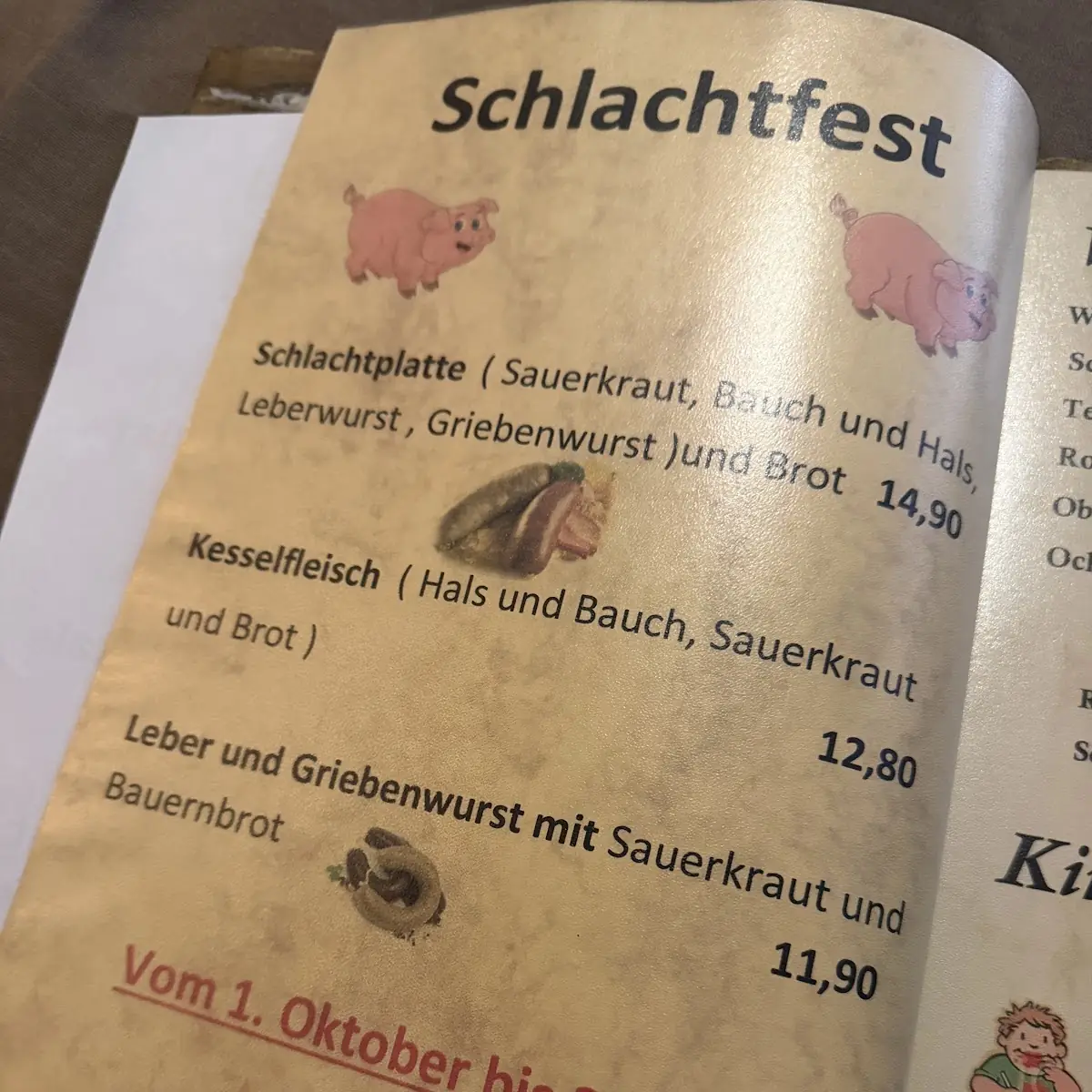 Speisekarte photo 3