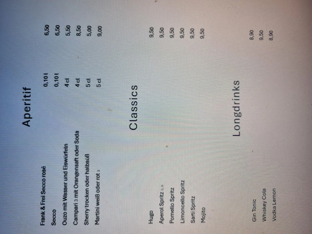 Speisekarte photo 1