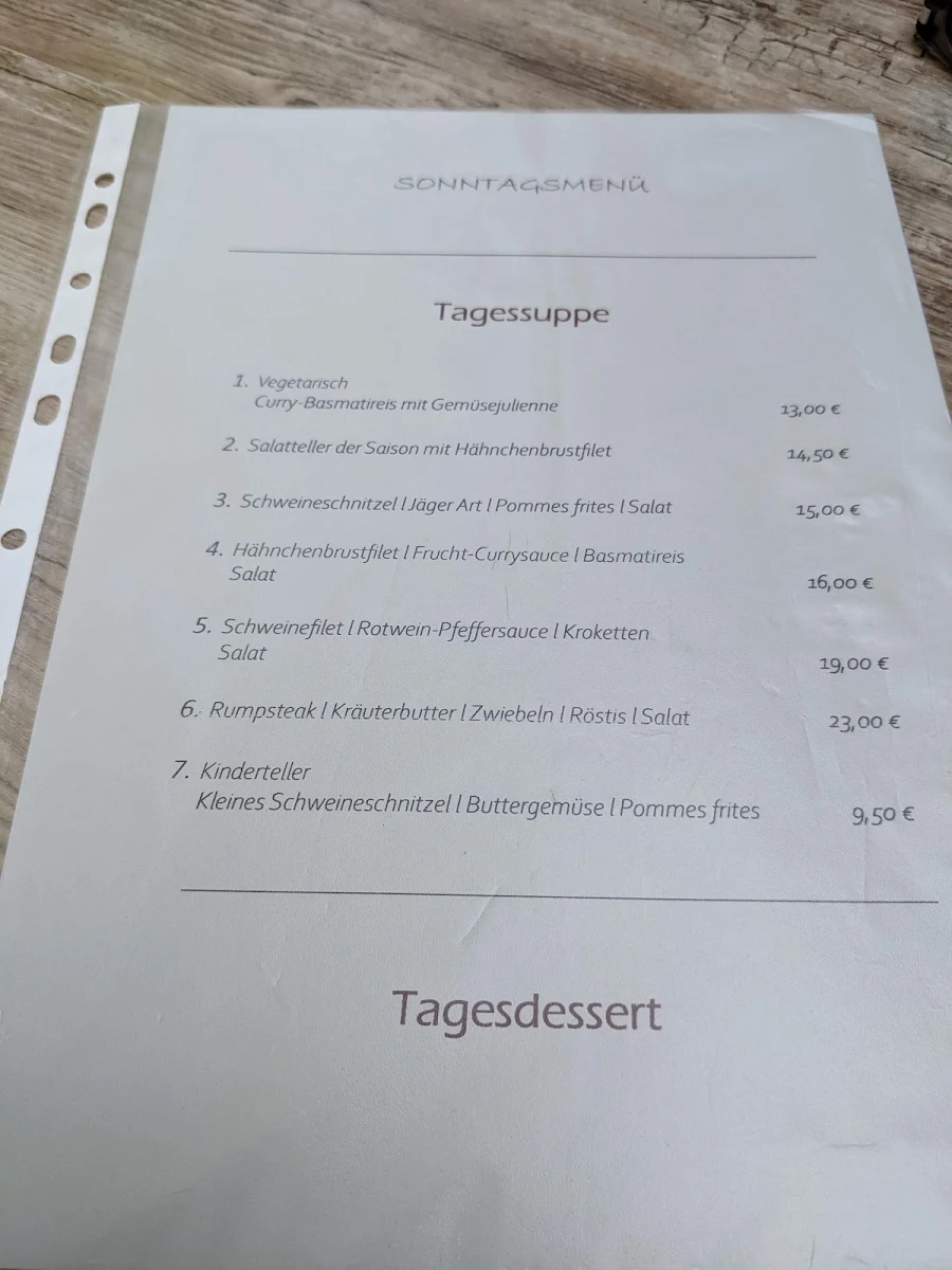 Speisekarte photo 1