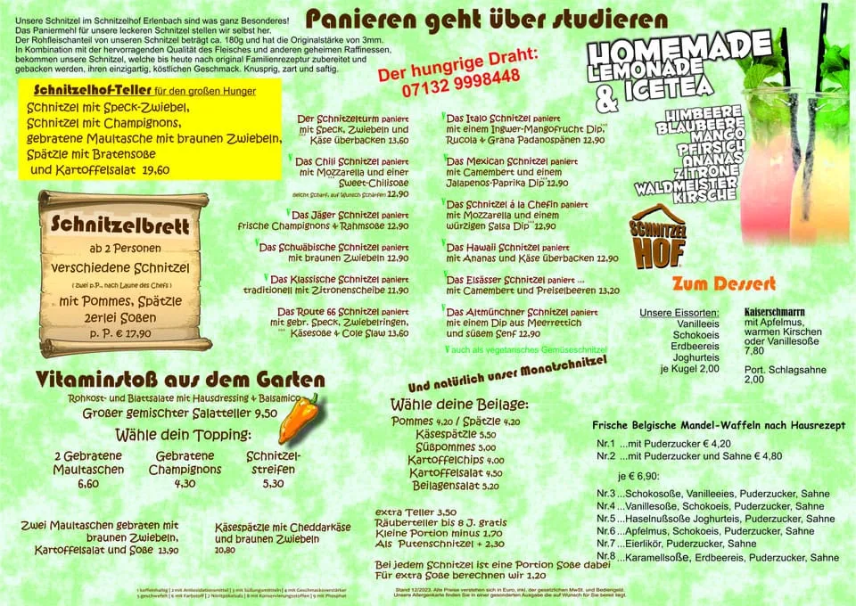 Speisekarte photo 1