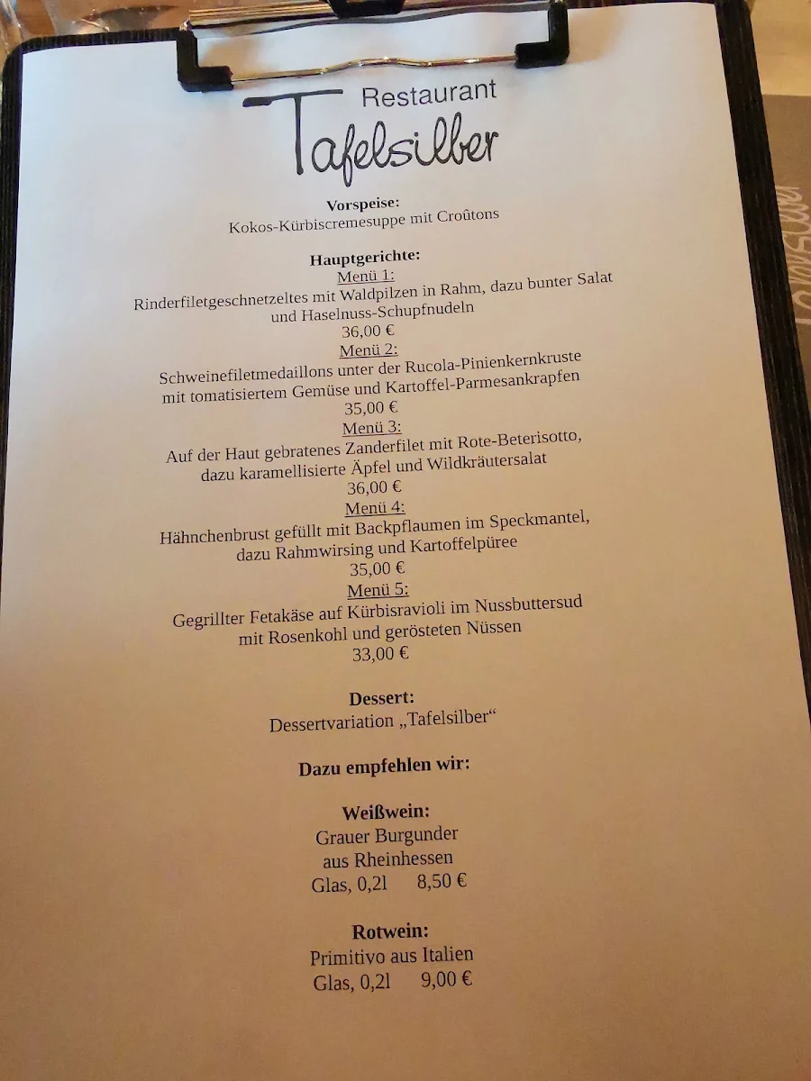 Speisekarte photo 1