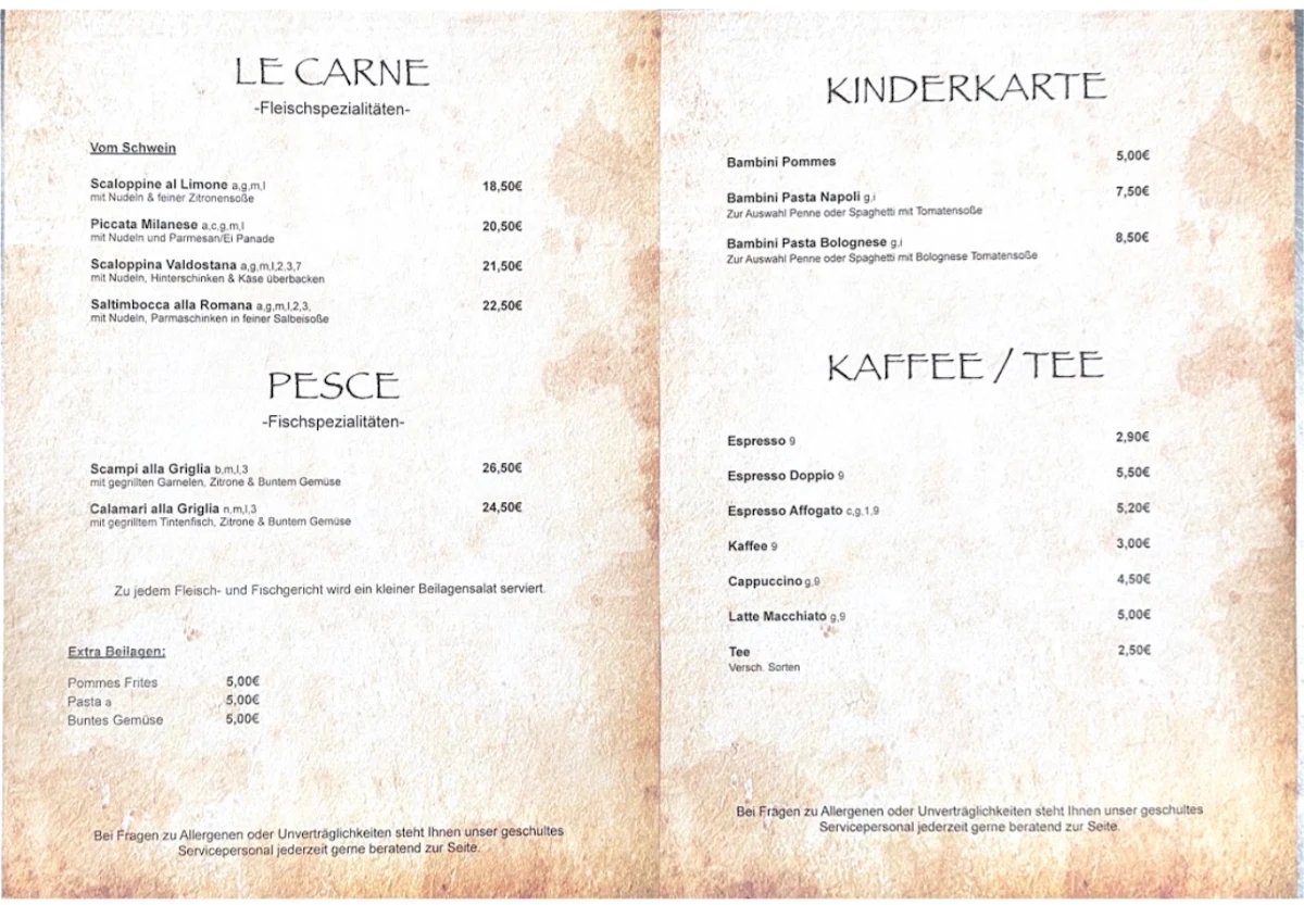 Speisekarte photo 4