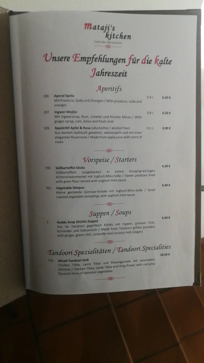 Speisekarte photo 3