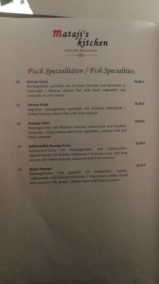 Speisekarte photo 5