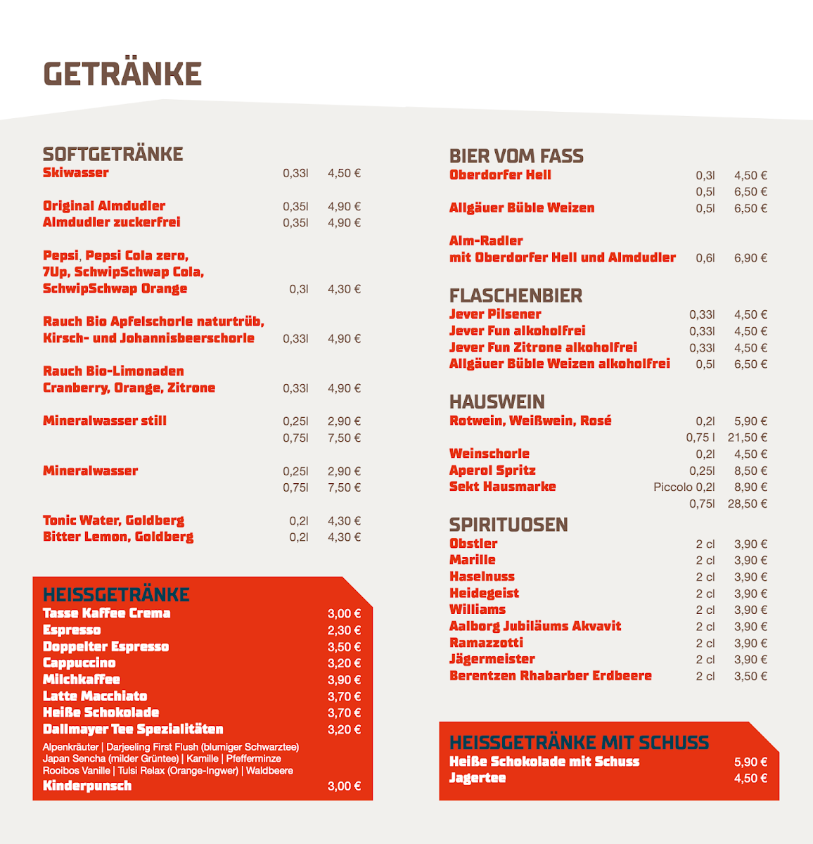 Speisekarte photo 2